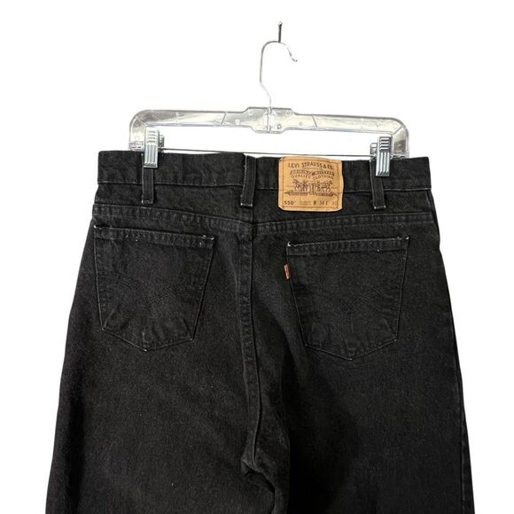 Levi's 550 Men's Vintage 1994 Orange Tab Black Made in USA Straight Leg 34W 30L - Picture 8 of 16